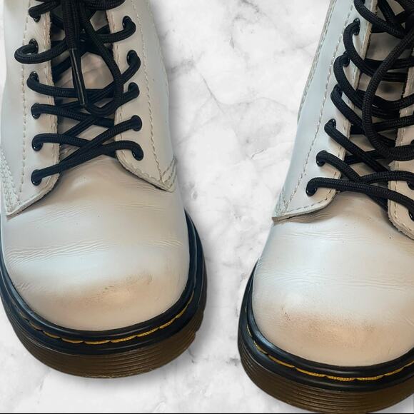 Dr. Martens 1460 8-Eye Boot White - Picture 5 of 7